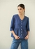 A2062- Blusa Da Vinci manga al codo (denim)