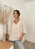 A1063 - Blusa Da Vinci manga al codo