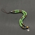 Strap in GREEN round beads with polished finish and Hematite discs faceted stones on internet