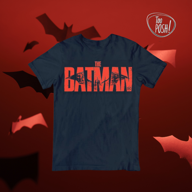 Remera negra The Batman Logo rojo - Comprar en Too Posh