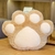 Sofá de pelúcia em formato de pata de gato Almofada de escritório Decoração elástica de alta qualidade cool