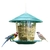 Plástico gazebo forma pássaro alimentador ao ar livre pendurado claro suporte de alimentos recipiente caixa pendurar corda alimentação casa tipo alimentador pássaro decoração - comprar online