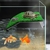Tartaruga basking secagem plataforma ventosa tartaruga escalada escada simulado gramado paisagismo tanque de peixes decoração - PET AND YOU