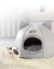 Novo sono profundo conforto no inverno gato cama pequena esteira cesta para casa do gato produtos para animais de estimação tenda aconchegante camas de caverna indoor cama gato gato na internet