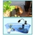 Réptil vivarium caixa tartaruga com rampa basking aquário tanque de reprodução alimentos ferramenta acessórios - comprar online