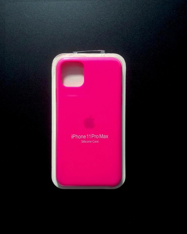 Case para Iphone 11 Pro Max - cor rosa neon - Cases BSB