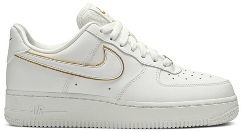 nike air force goud wit