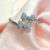 Anillo de Plata Cruzado con Moños y Cubic - comprar online