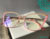 Gafas de Metal Rosa y Nude