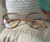 Gafas de Metal Dorado y Rosa en internet