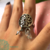 Anillo de Plata Atrapa Sueños con Dijes