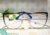 Gafas de Metal Dorado y Azul