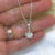 Dije de Plata Corona Doble