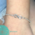 Pulsera de Plata rolo con 3 Infinitos