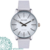 Reloj Ona Saez Malla Plateada con gliter - comprar online
