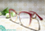 Gafas de Metal Rojo y Dorado en internet