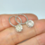 Aros de Plata argollitas con dije Mandala en internet