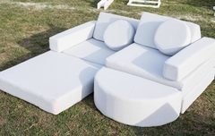 Rincón exterior gris nube - comprar online