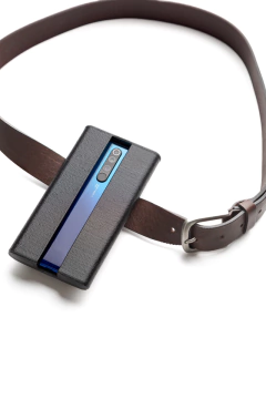 (152x76x12) Funda Estuche Vertical de Cinturón para Teléfono Móvil