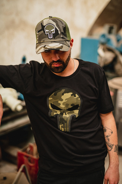 Remera Punisher Negra