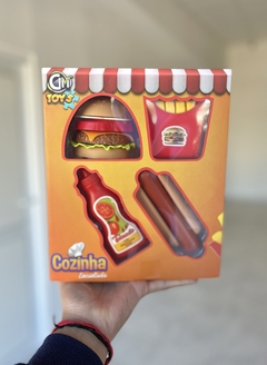SD17504 SET DE COMIDA RAPIDA EN CAJA HAMBURGERSA/PAPAS/PANCHO (7990500175045)