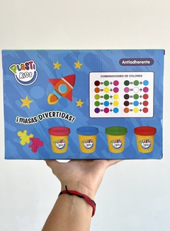 53450 SUPER MASAS PARA MODELAR CON ACCESORIOS PLASTI KIDS (7450077116747) - comprar online