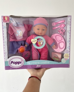 16013 POPPI BEBE MIS PRIMERAS COMIDITAS EN CAJA 6 SONIDOS (7798130959482)