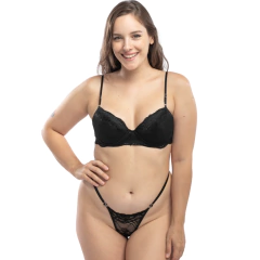 Conjunto Soft De Puntilla Con Colaless Henash Art. 6902