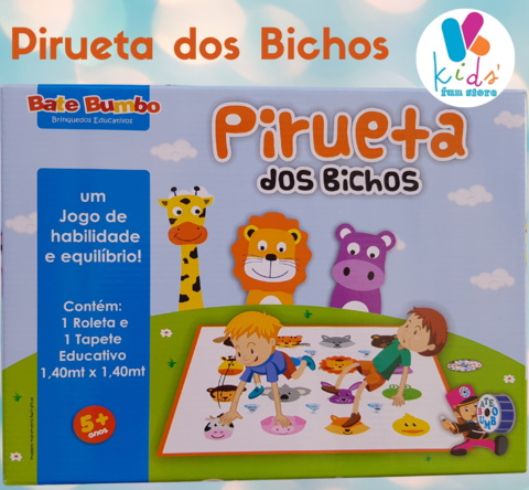 Tradicional Ludo dos Bichos Gigantes Bate Bumbo