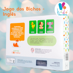 Jogo dos Bichos - Inglês - P0005 - Loopi Toys - Kits e Gifts