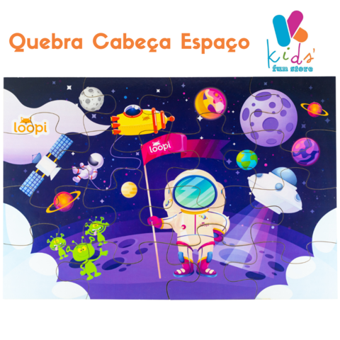 Loopi Toys - Quebra cabeça São muitos os benefícios de montar um quebra  cabeça, são eles * Organização estrutural da memória e visualização *  percepção visual * Lógica, estratégia e raciocínio *