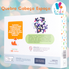 Quebra Cabeça Espaço  Brinquedo Madeira Loopi Toys