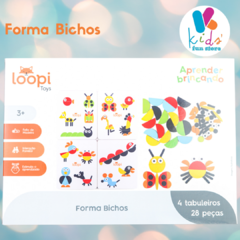 Jogo Forma Bichos - P0031 - Loopi Toys - Casa do Brinquedo® Melhores Preços  e Entrega Rápida