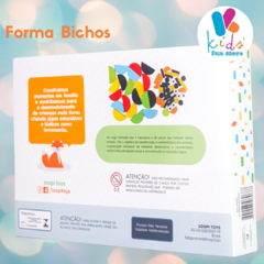 Jogo Forma Bichos - P0031 - Loopi Toys - Kits e Gifts