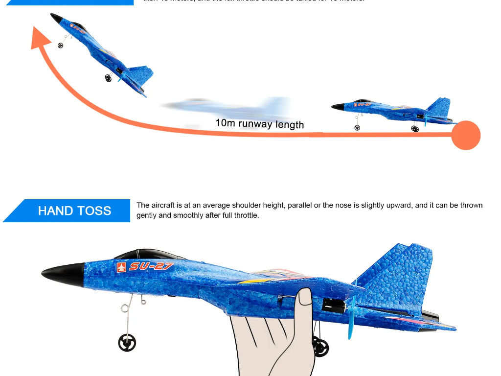 Avião Controle Remoto, Su27, 2 Baterias Bico Emborrachado no Shoptime