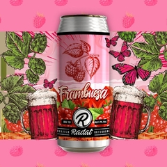 Cerveza Frambuesa Radal 473cc - ✨【Más Que Bien】【Los Mejores Productos Regionales】✨