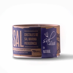 Cristales de Sal Marina Natural Sal de aquí 70 grs