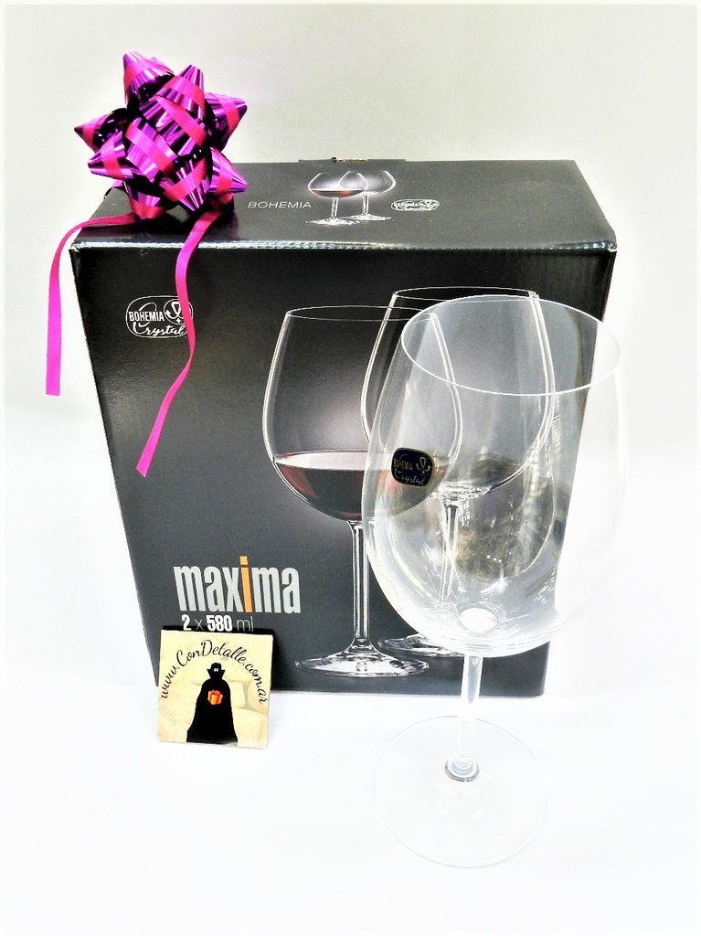 Copas de Vino Cristal 580 cc (x2)