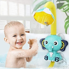 Brinquedos de banho do bebê pato elétrico spray de água chuveiro do bebê piscina banheira - loja online