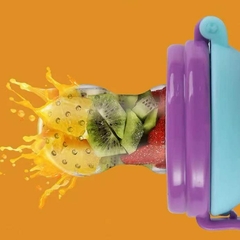 Alimentador infantil para bebês Porta frutinha Chupeta alimentadora de silicone - comprar online