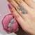Imagem do Anéis moda luxo prata esterlina rosa PRODUTO IMPORTADO
