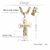 Cruz multicamadas cristo jesus pingente colar ligação de aço inoxidável bizantina corrente pesado presente jóias dos homens 21.65 "6mm mn78 PRODUTO IMPORTADO - loja online