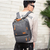 Imagem do Casual Business Men Computer Backpack Light 15 inch Laptop Bag 2021 Waterproof Oxford cloth Lady Anti-theft Travel Backpack Gray