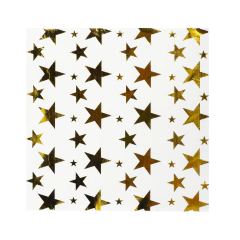 Servilletas Estrellas Dorado