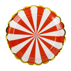 Plato Tiffany Rojo 18cm