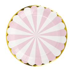Plato Tiffany Rosa 18cm