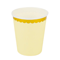 Plato liso con borde Dorado Amarillos - comprar online