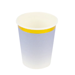 Plato degrade con borde Dorado Azul - comprar online