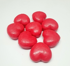 Mini Sabonete Coração Vermelho - 50 unidades