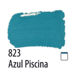 Tinta Acrilex Para Artesanato Tipo PVA Azul Piscina - 100 ML.